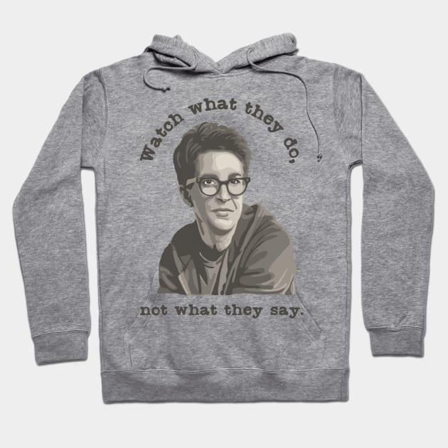 Rachel Maddow Hoodie by Slightly Unhinged